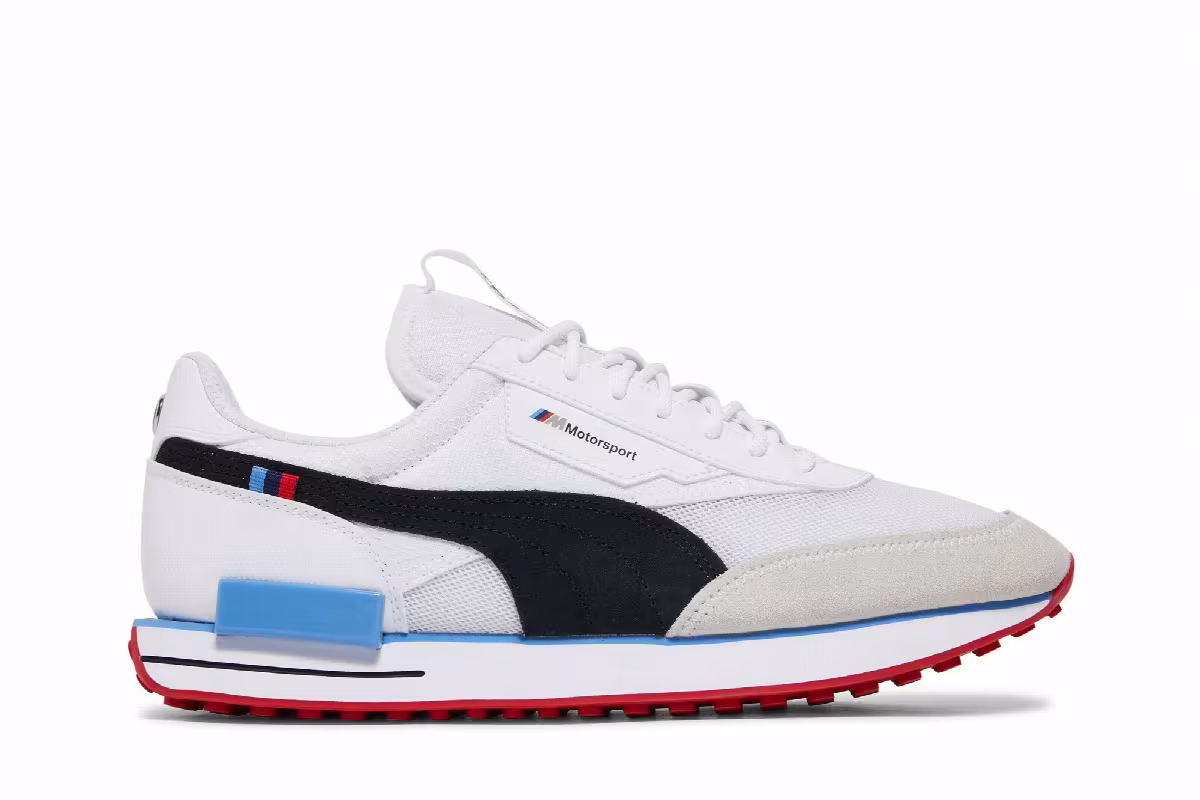 BMW Motorsport x Puma Future Rider White Black, view 2