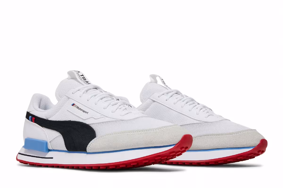 BMW Motorsport x Puma Future Rider White Black, view 9