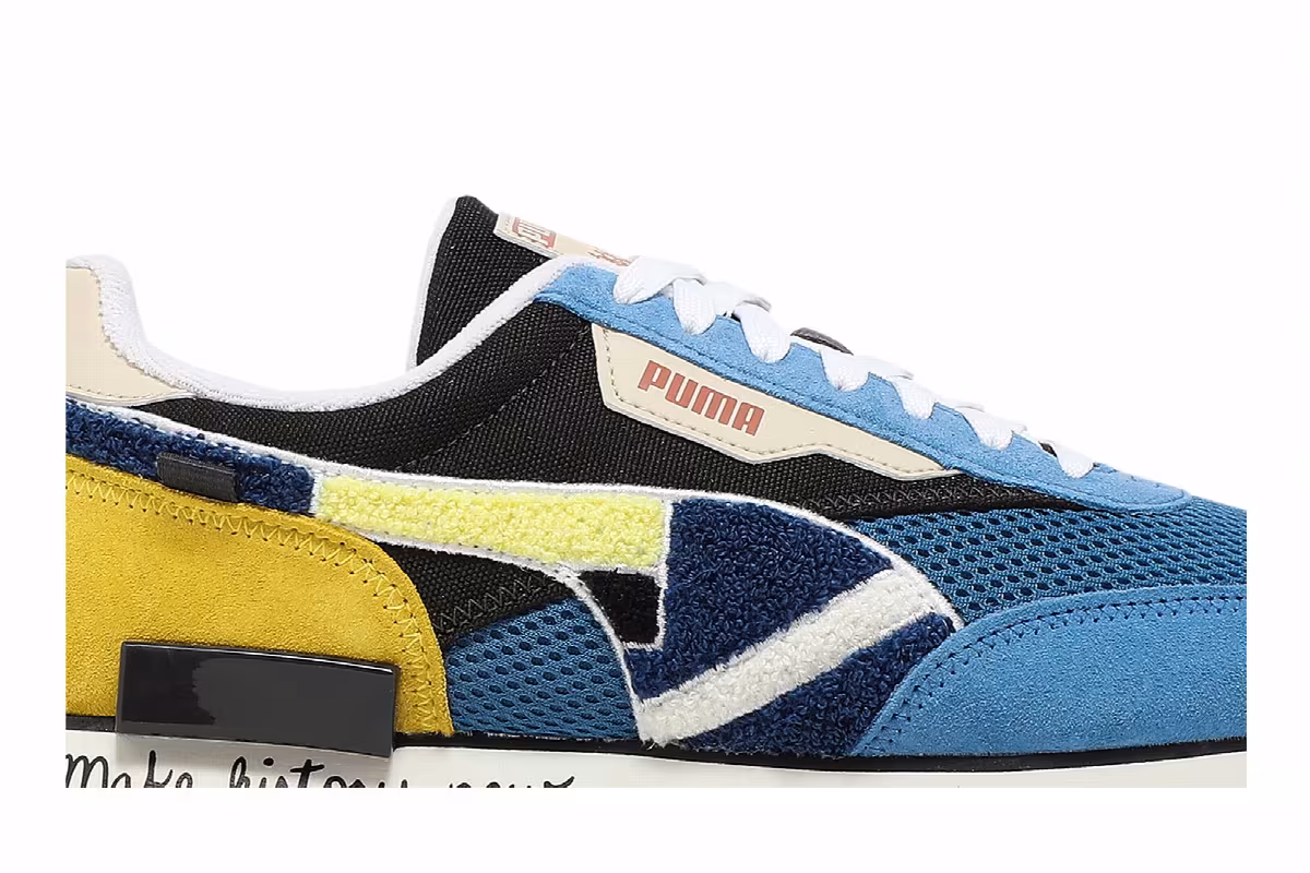 Black Fives x Puma Future Rider Star Sapphire Maize, view 3