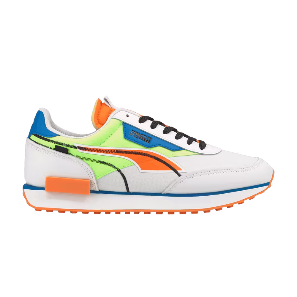 Puma Future Rider Twofold White Green Glare