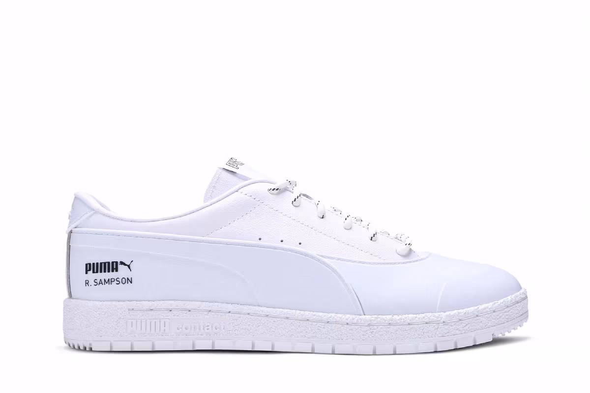 Maison Kitsune x Puma Ralph Sampson 70 Low White, view 2