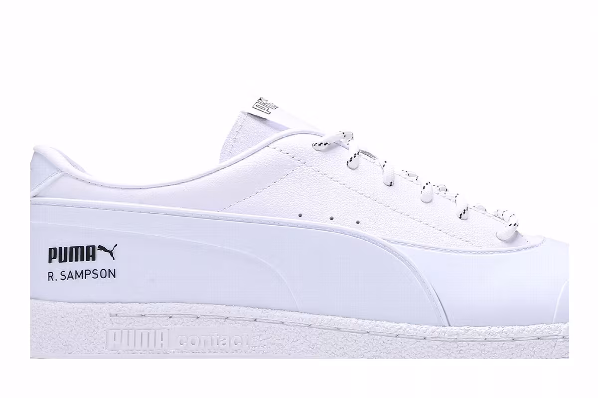 Maison Kitsune x Puma Ralph Sampson 70 Low White, view 3