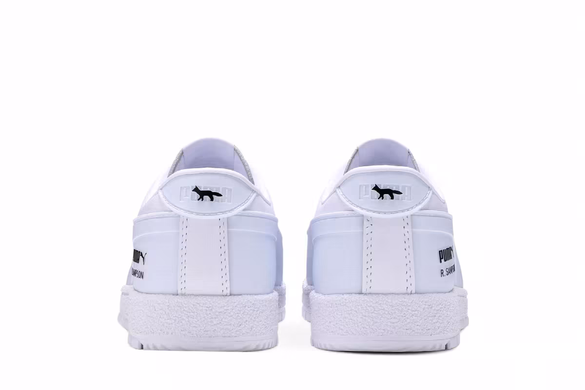 Maison Kitsune x Puma Ralph Sampson 70 Low White, view 7