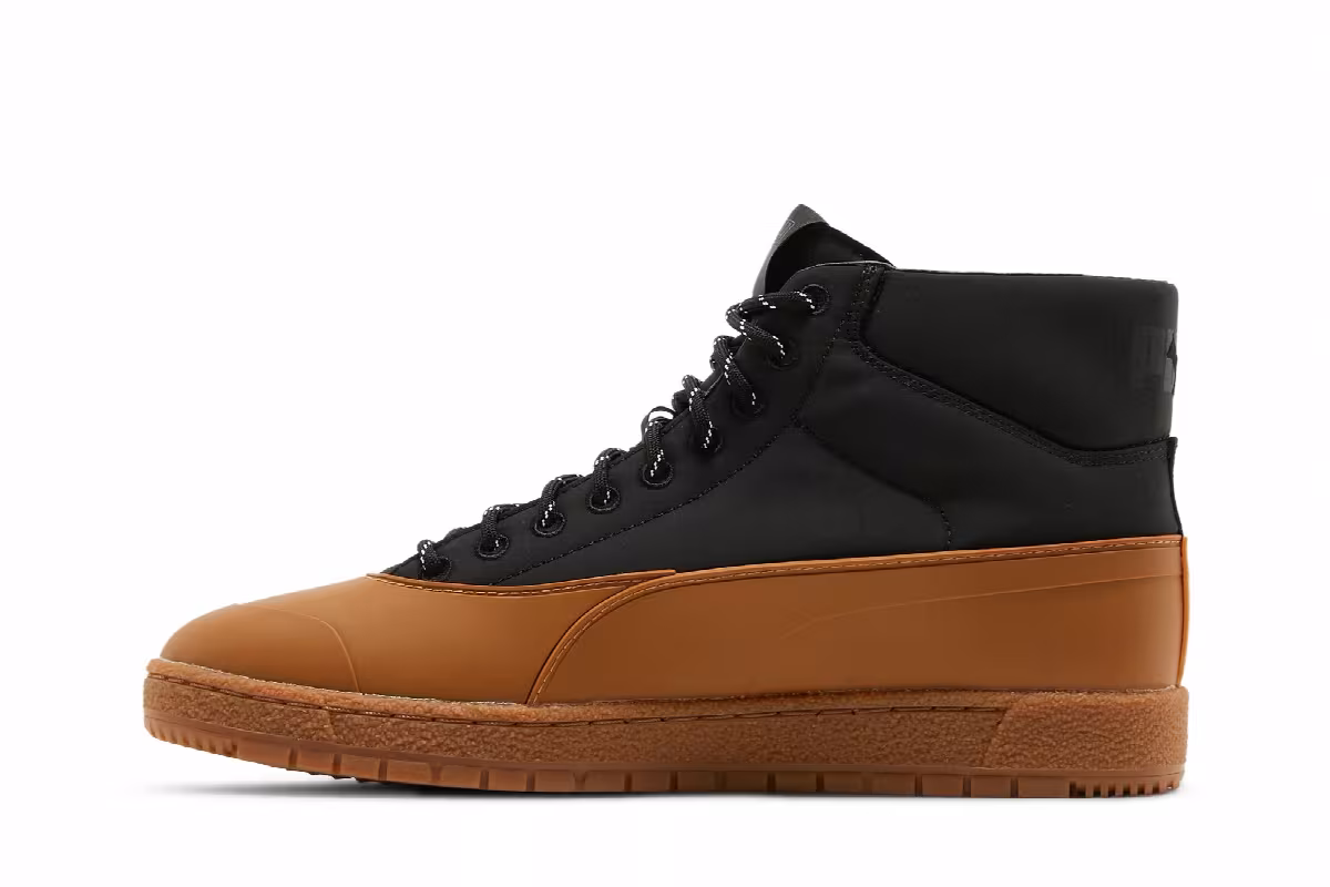 Maison Kitsune x Puma Ralph Sampson 70 Mid Black Gum, view 4