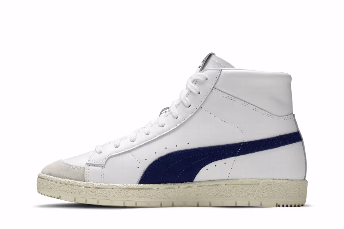 Puma Ralph Sampson 70 Mid OG White Elektro Blue, view 4