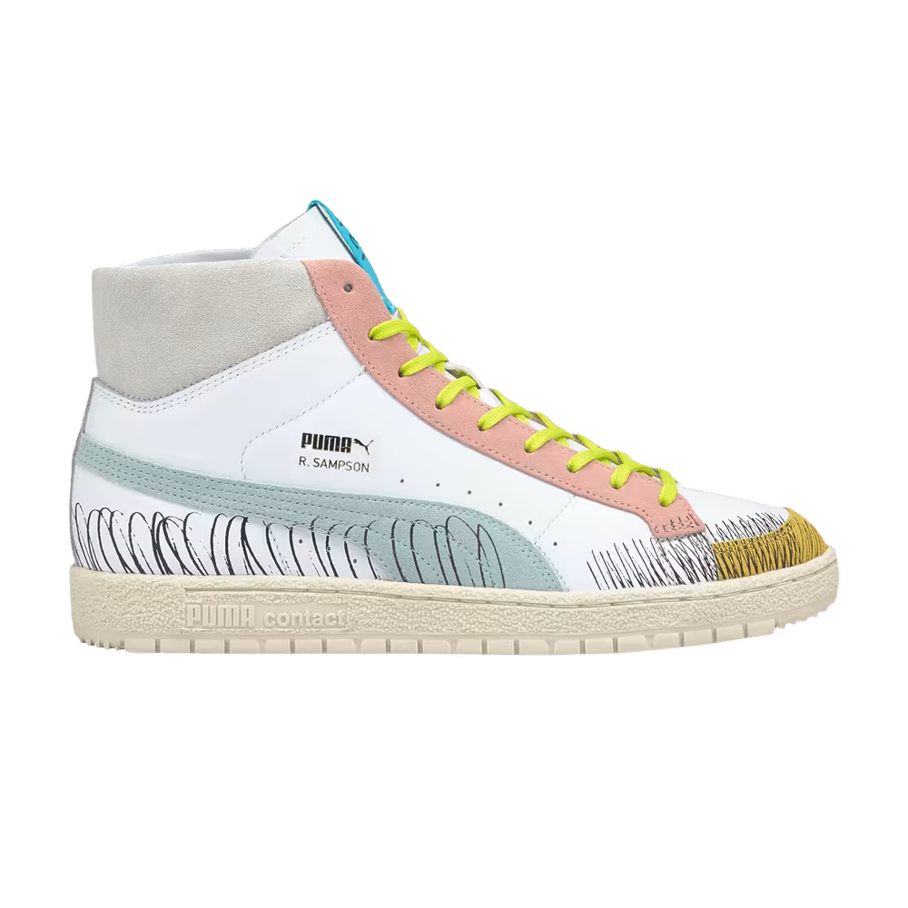 Michael Lau x Puma Ralph Sampson 70 Mid Scribble