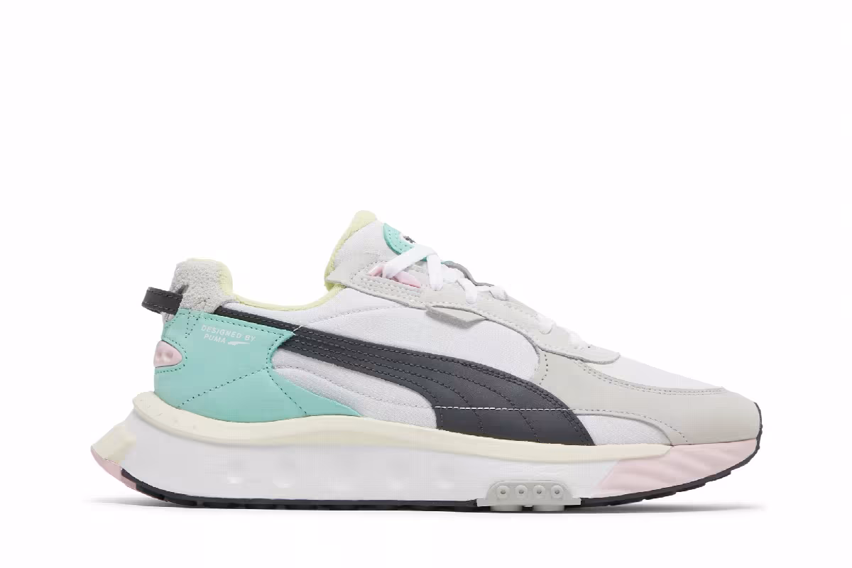 Puma Wild Rider Layers - White Ebony, view 2