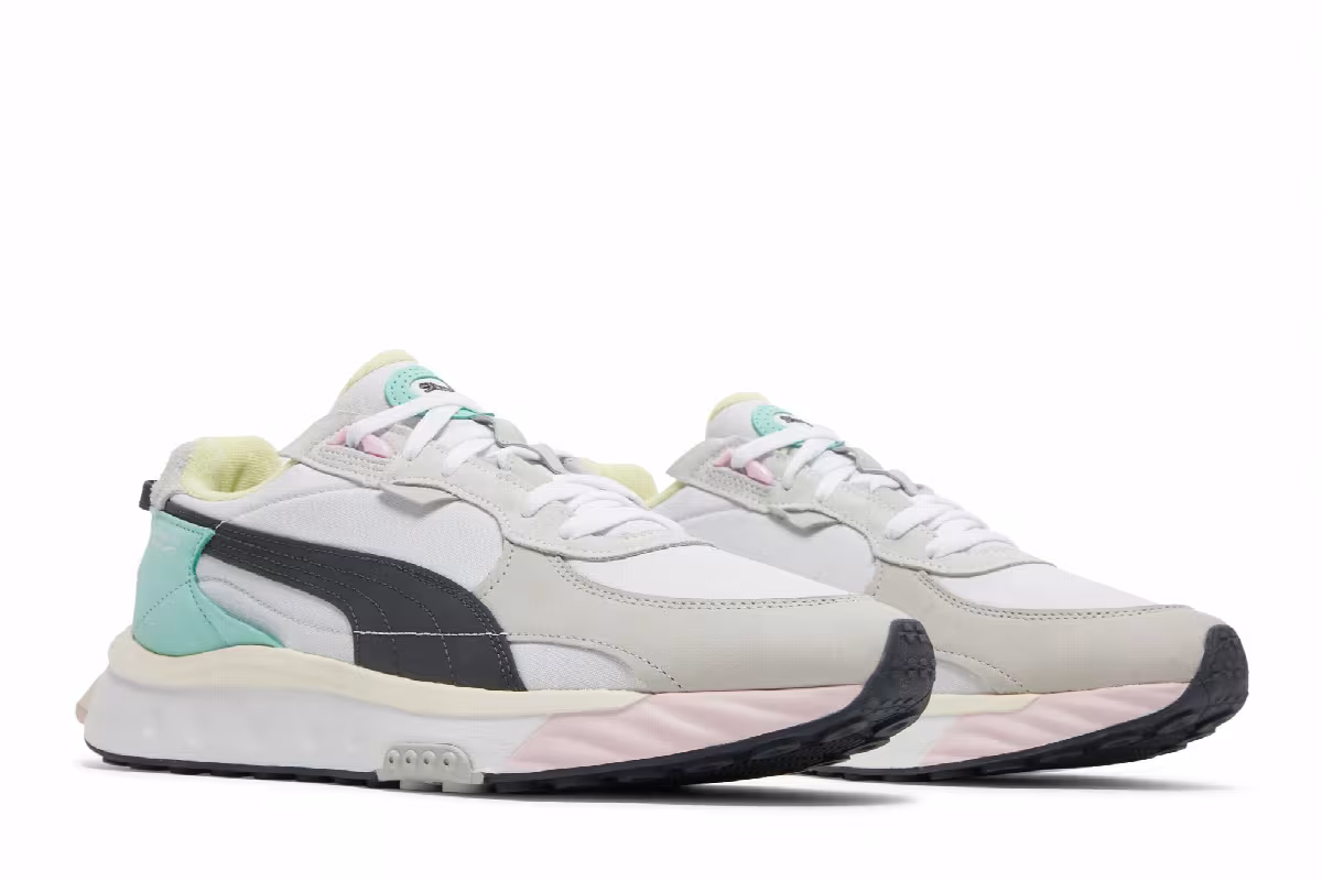 Puma Wild Rider Layers - White Ebony, view 9