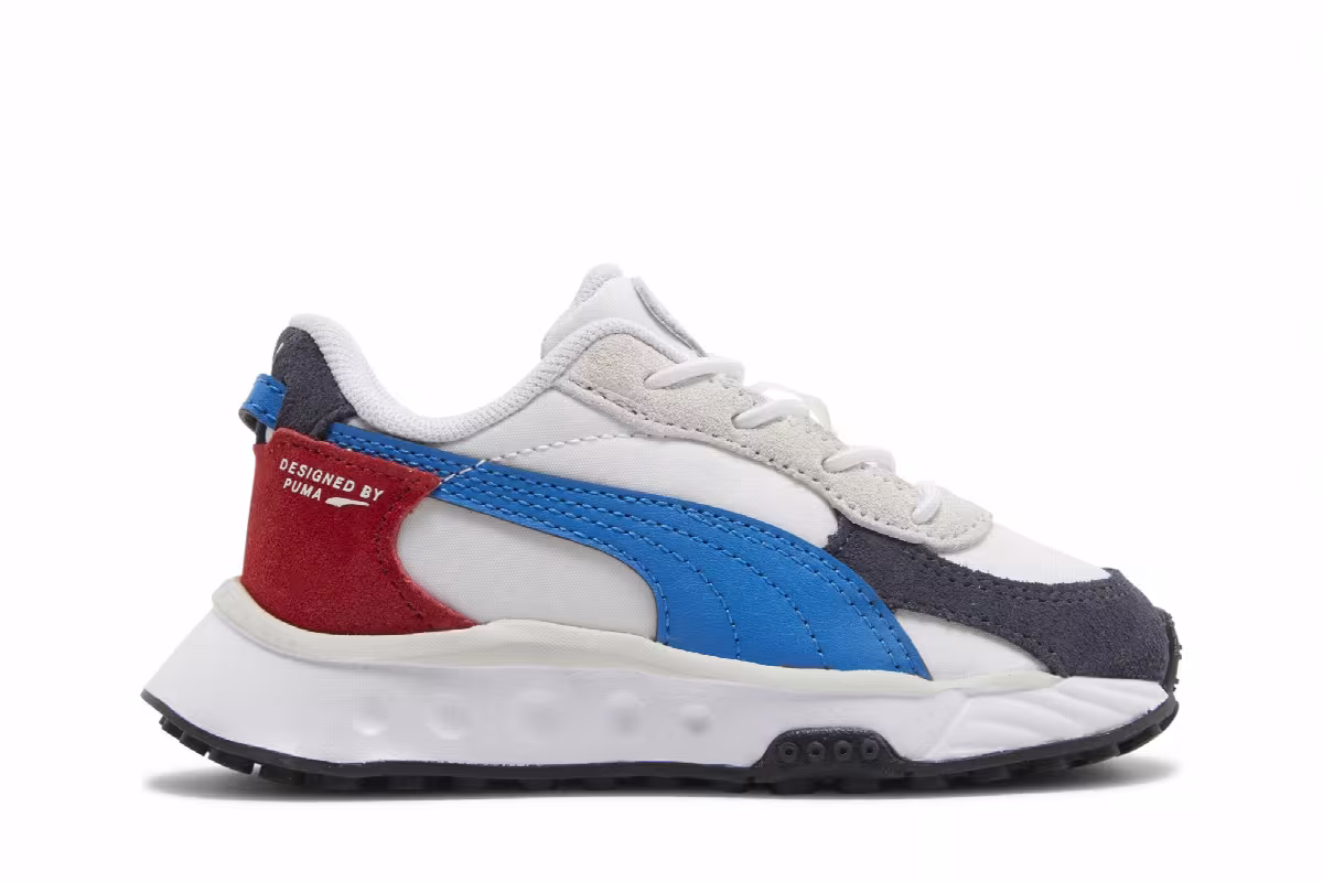 Puma Wild Rider Infant Rollin - Ebony White, view 2