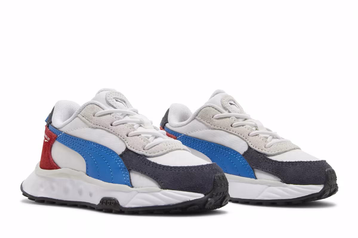Puma Wild Rider Infant Rollin - Ebony White, view 9