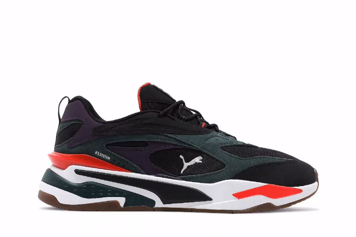Puma RS-Fast Buck Black Green Gables, view 2