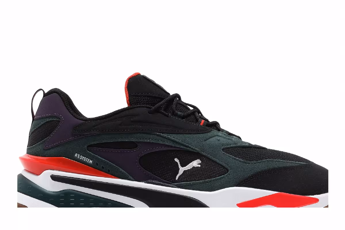 Puma RS-Fast Buck Black Green Gables, view 3
