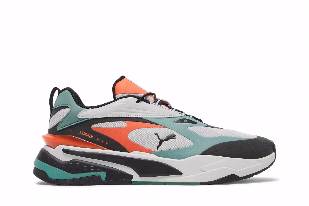 Puma RS-Fast Heat Grey Violet Blue Spruce, view 2