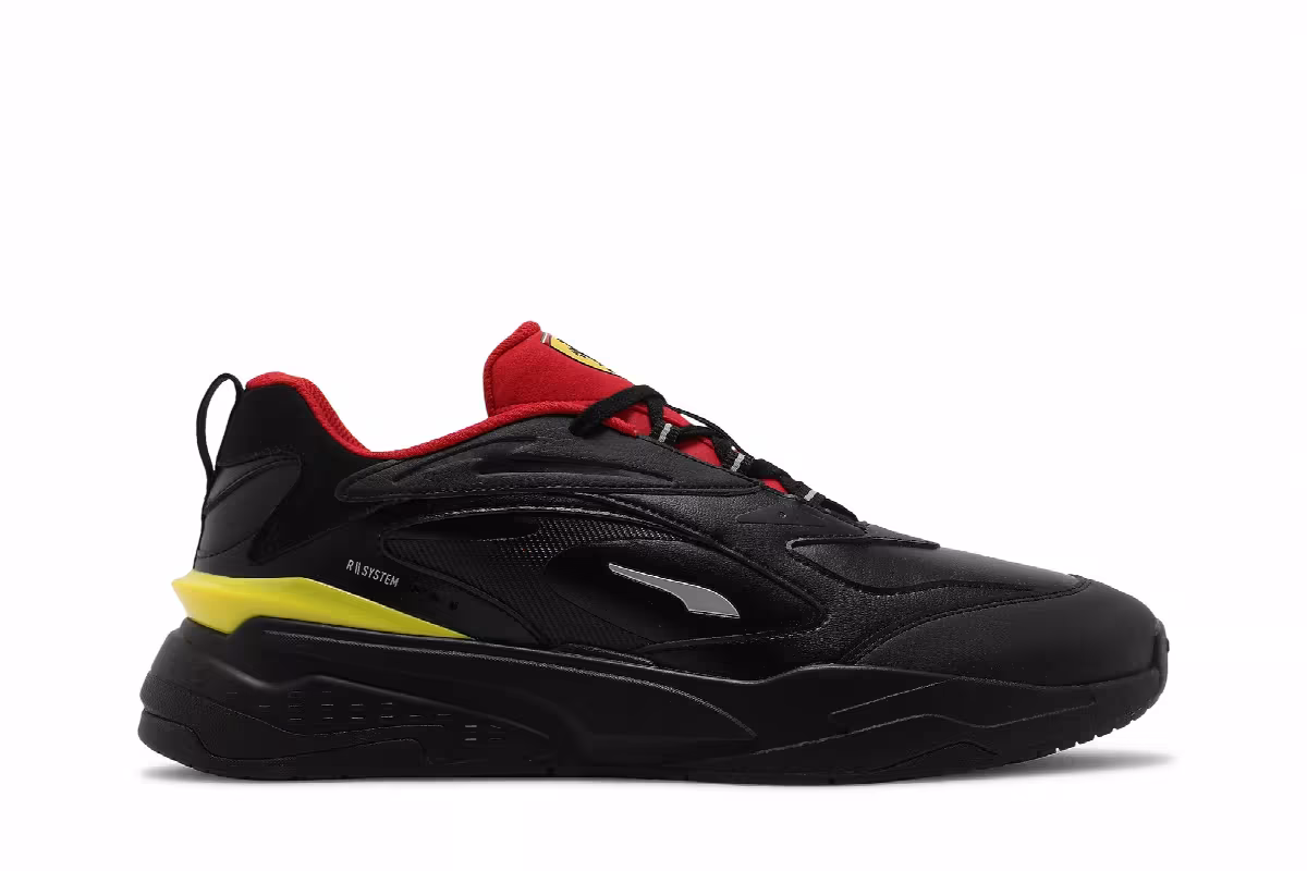 Scuderia Ferrari x Puma RS-Fast Black Rosso Corsa, view 2