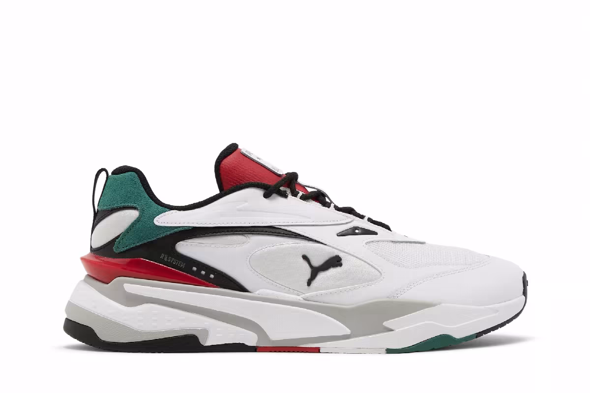 Puma RS-Fast Mix White Blue Spruce, view 2