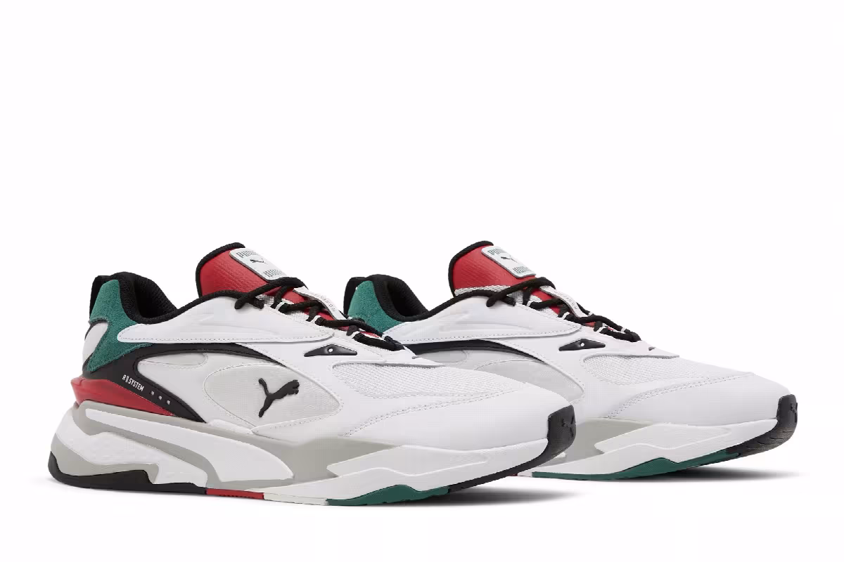 Puma RS-Fast Mix White Blue Spruce, view 9