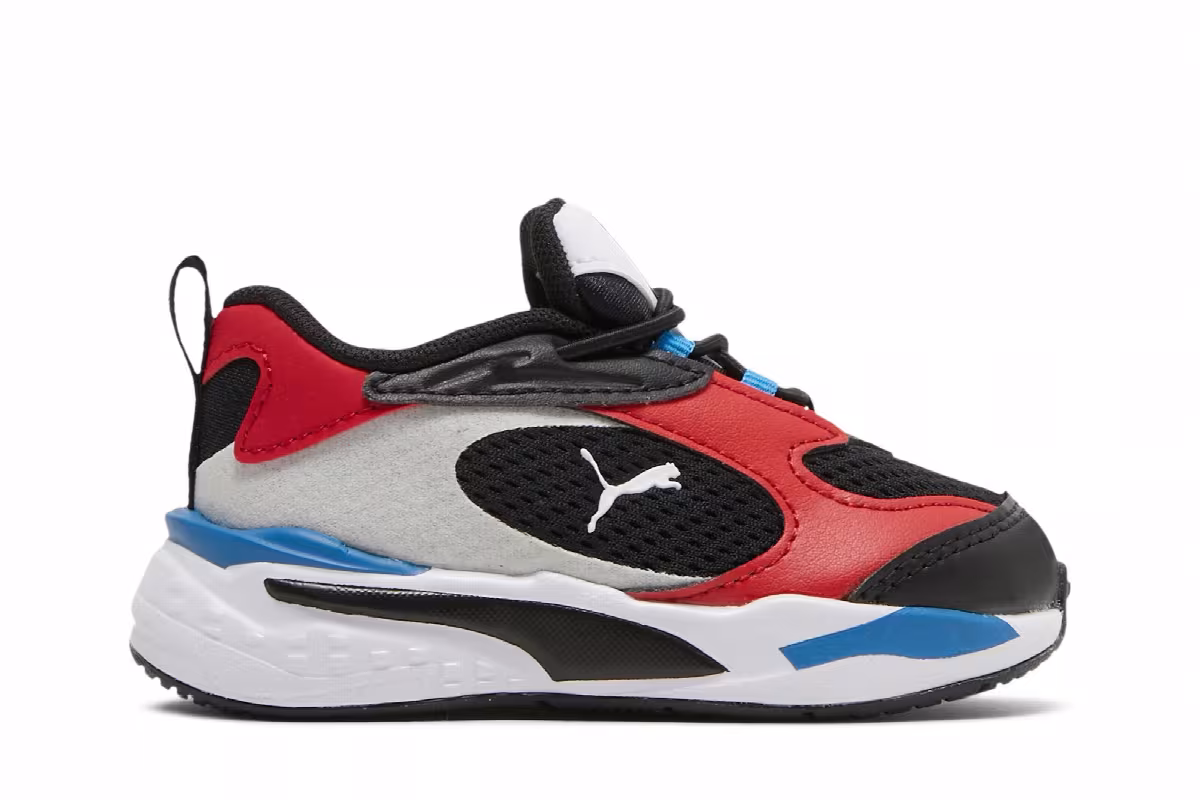 Puma RS-Fast Infant Black Urban Red, view 2