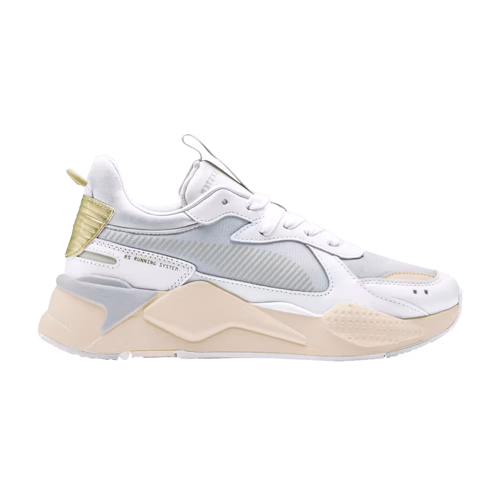 Puma Women's RS-X Metallic White Gold Metallic