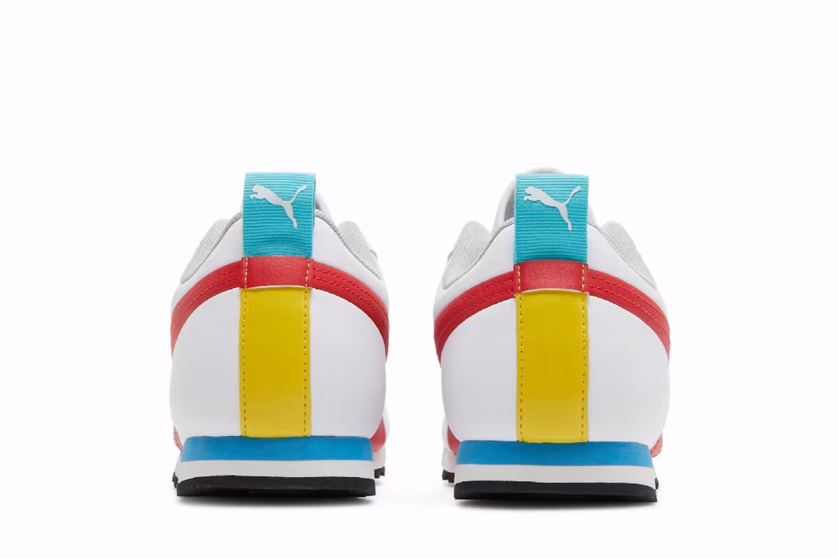 Puma Roma Game White High Risk Red, view 7