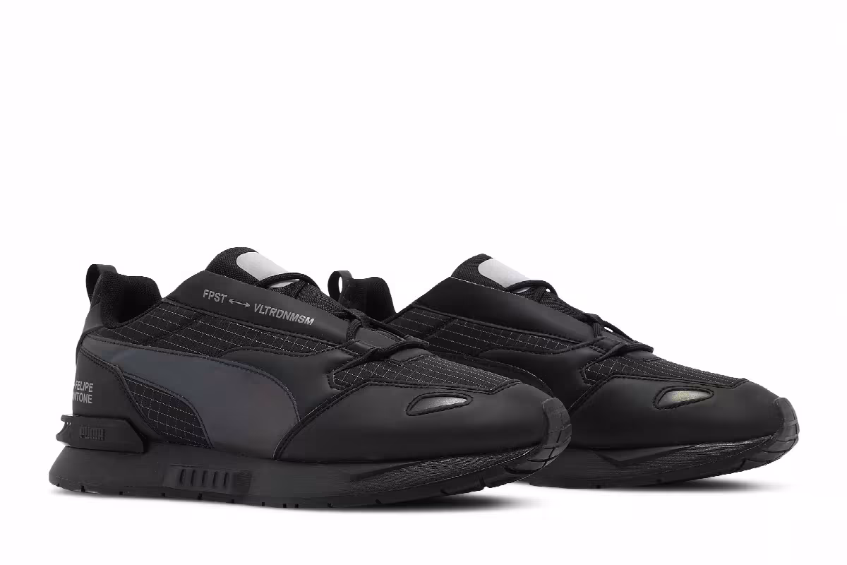 Felipe Pantone x Puma Mirage Mox Tech Iridescent Black, view 9