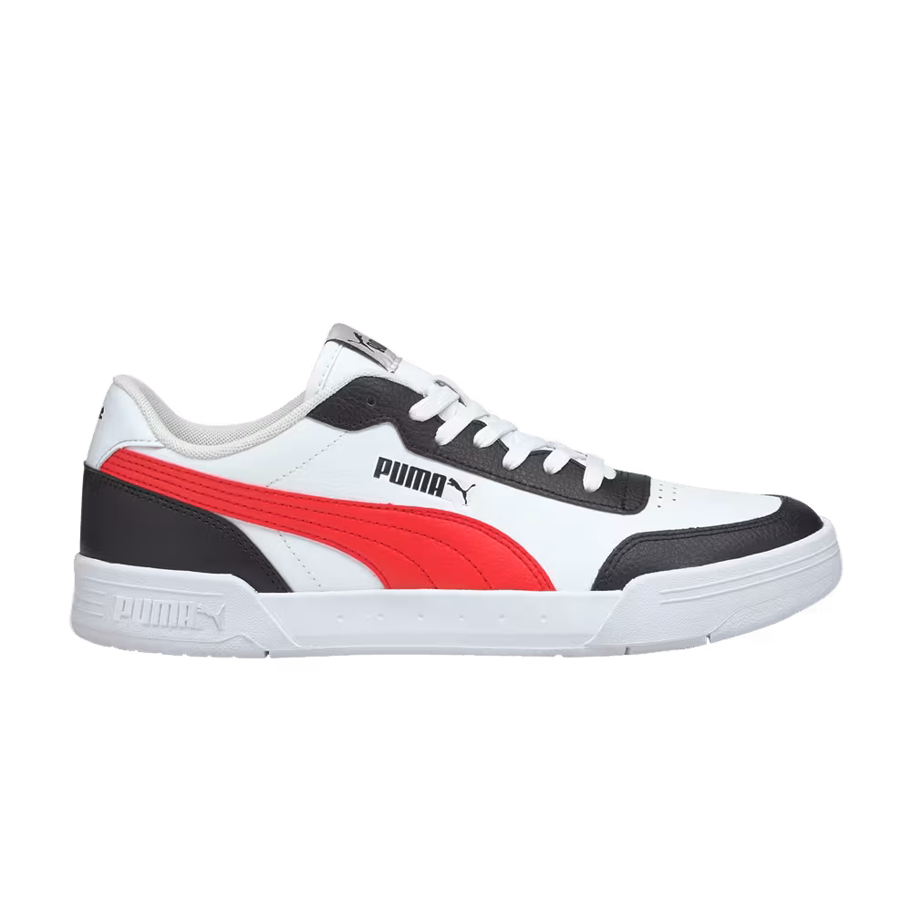 Puma Caracal White Poppy Red
