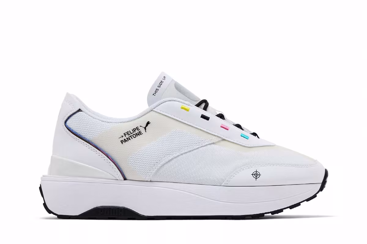 Felipe Pantone x Puma Women's Cruise Rider White, view 2