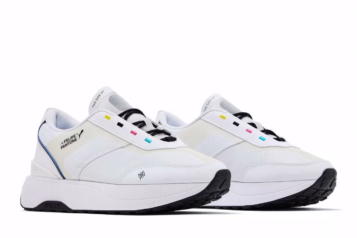 Felipe Pantone x Puma Women's Cruise Rider White, view 9