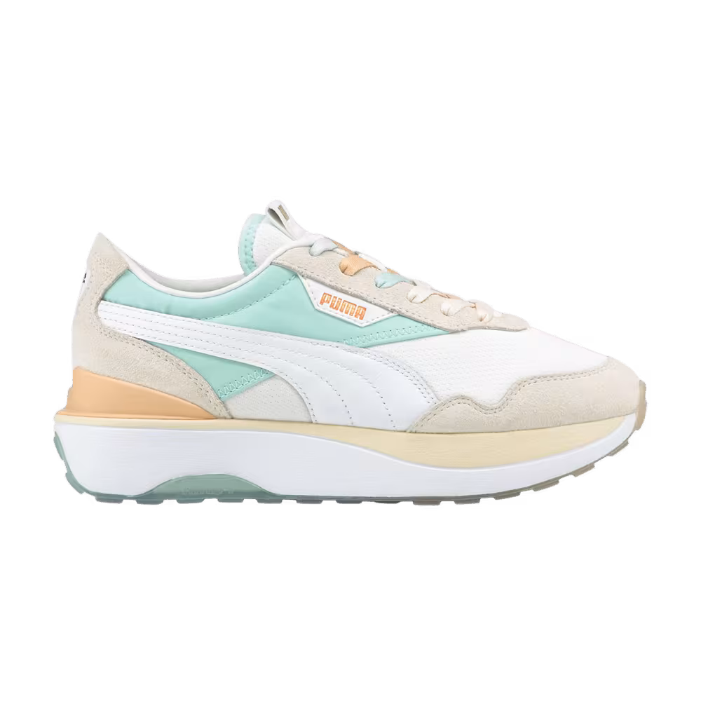 Puma Women's Cruise Rider GL White Eggshell Blue
