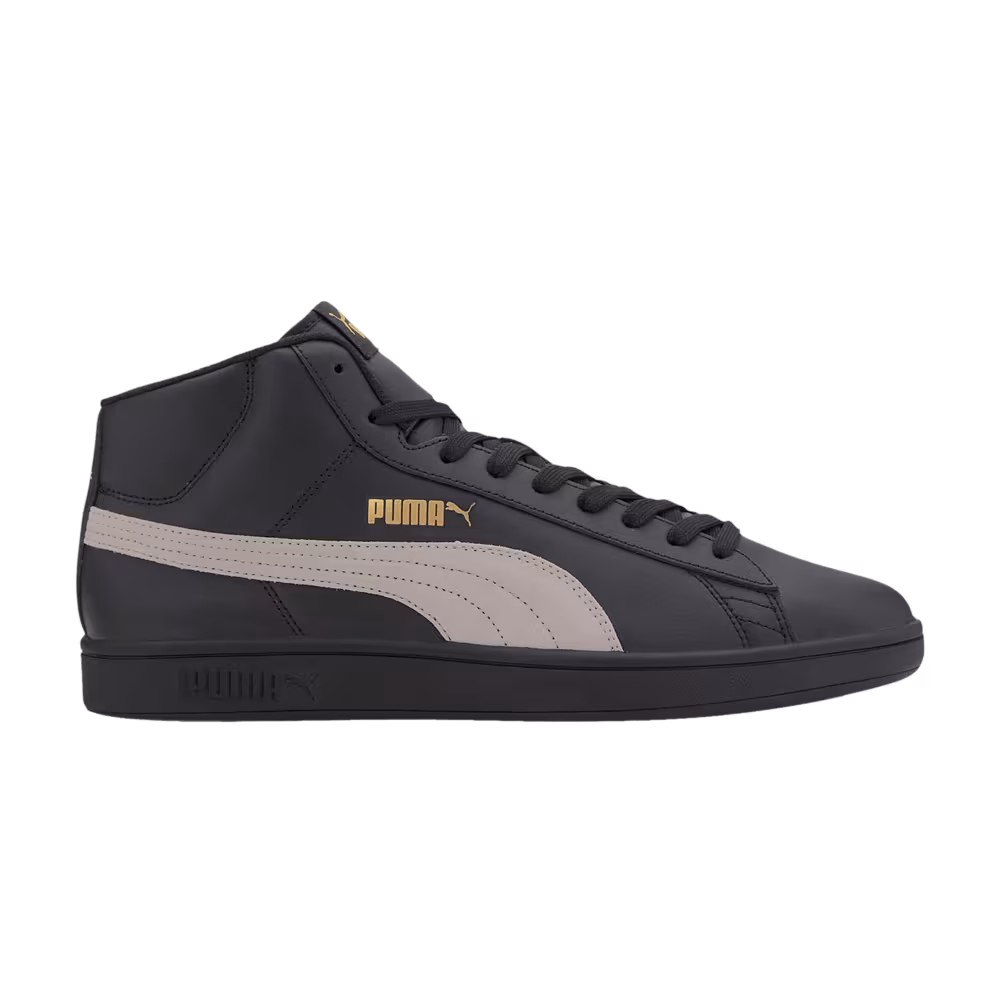 Puma Smash v2 Mid Black White