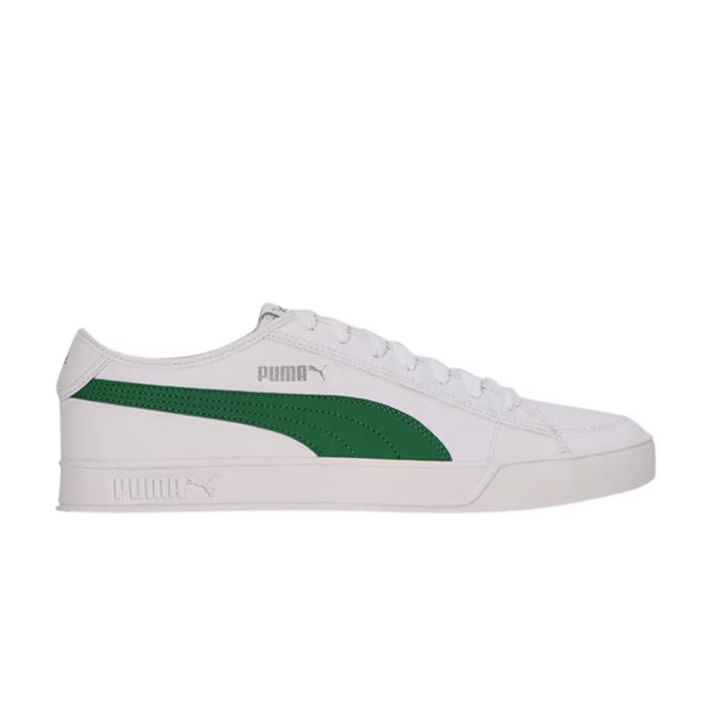 Puma Smash v2 Vulc SL White Amazon Green