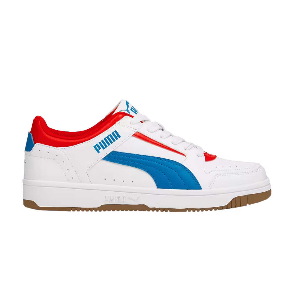 Puma Rebound Joy Low White Future Blue High Risk Red