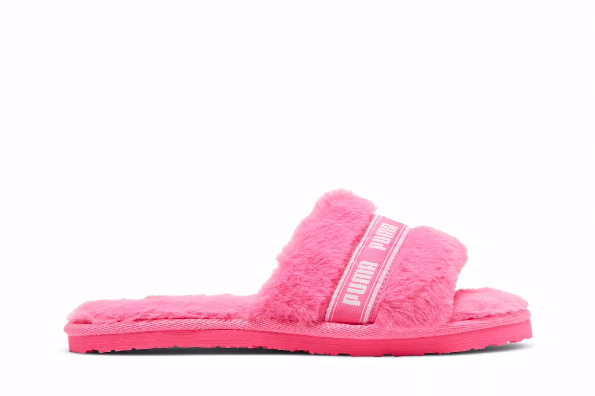 Puma Women's Fluff Slide Fluo Pink, view 2