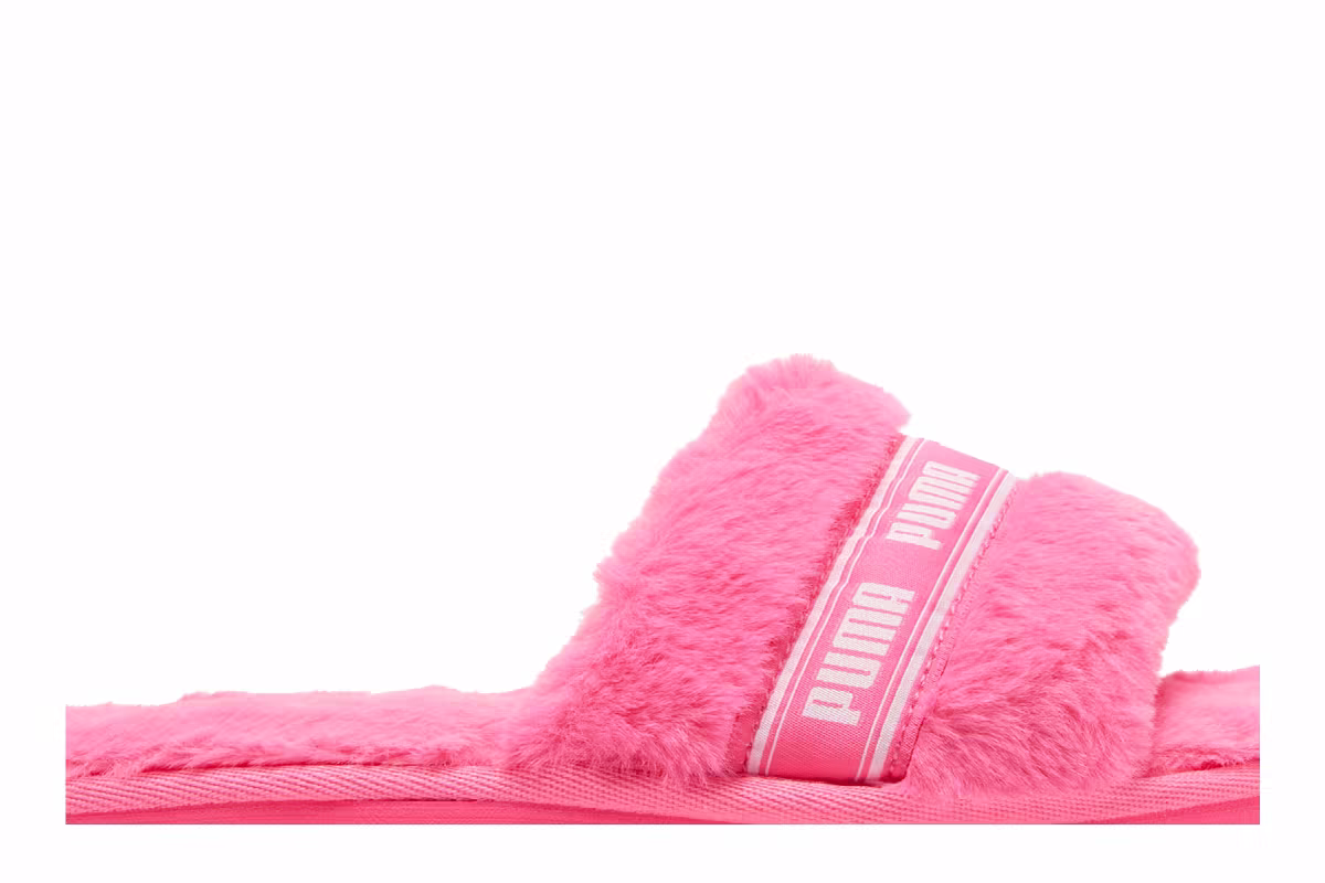 Puma Women's Fluff Slide Fluo Pink, view 3