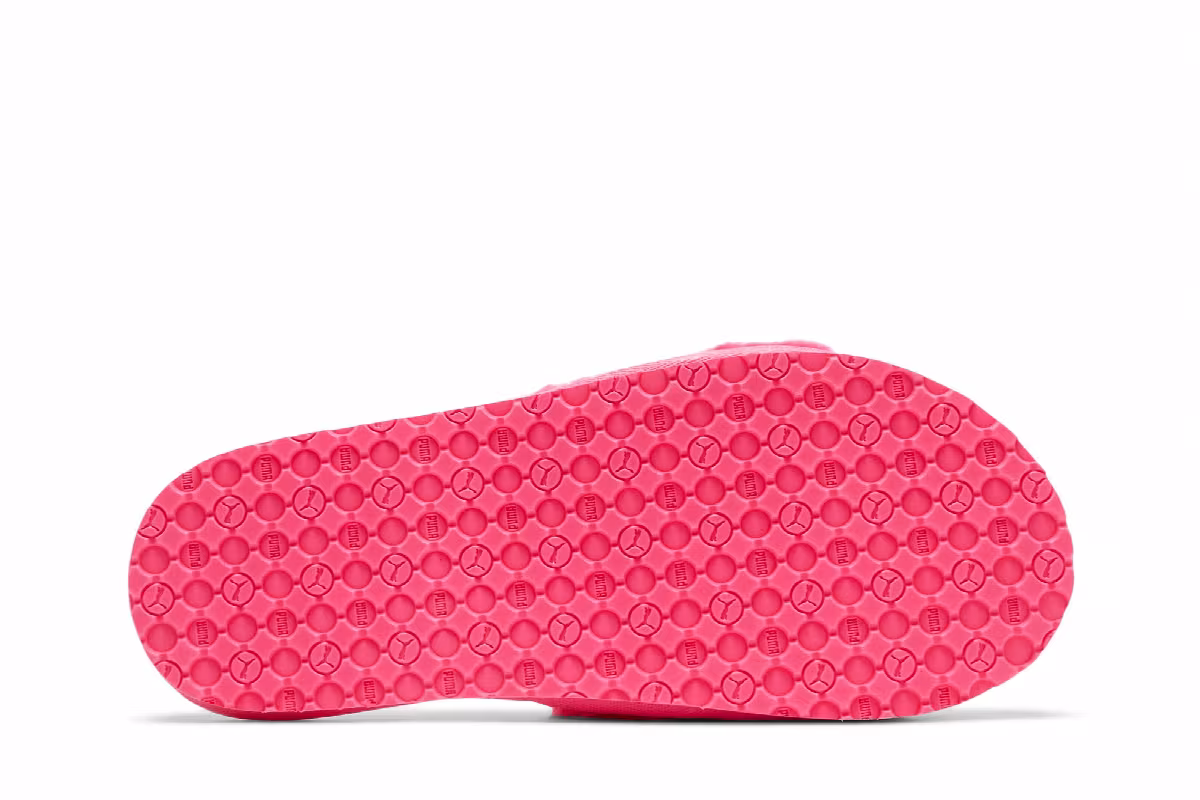 Puma Women's Fluff Slide Fluo Pink, view 5