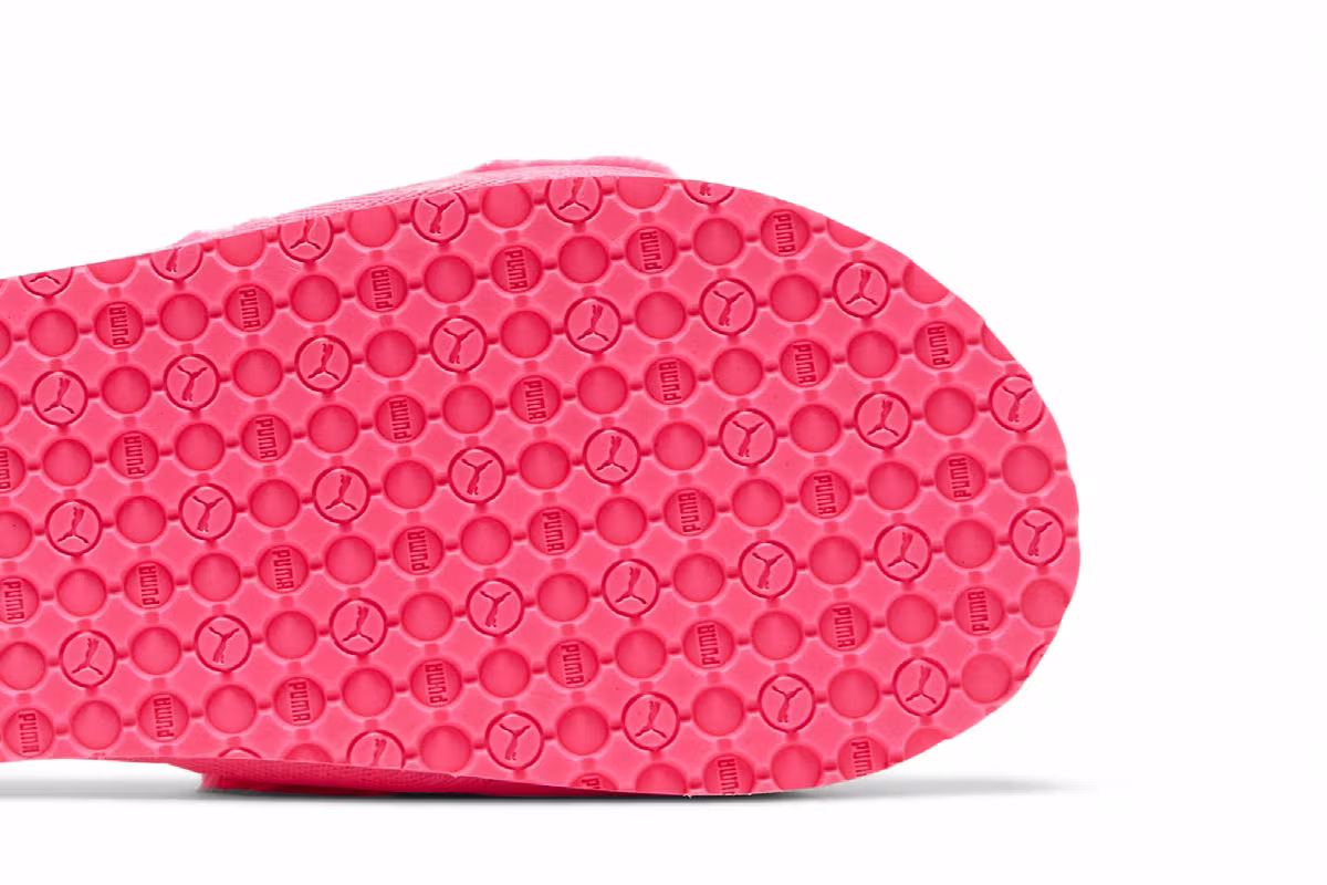 Puma Women's Fluff Slide Fluo Pink, view 6