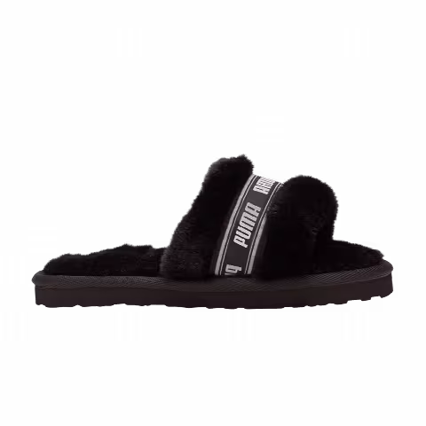 Puma Fluff Slide Little Kid 'Black'
