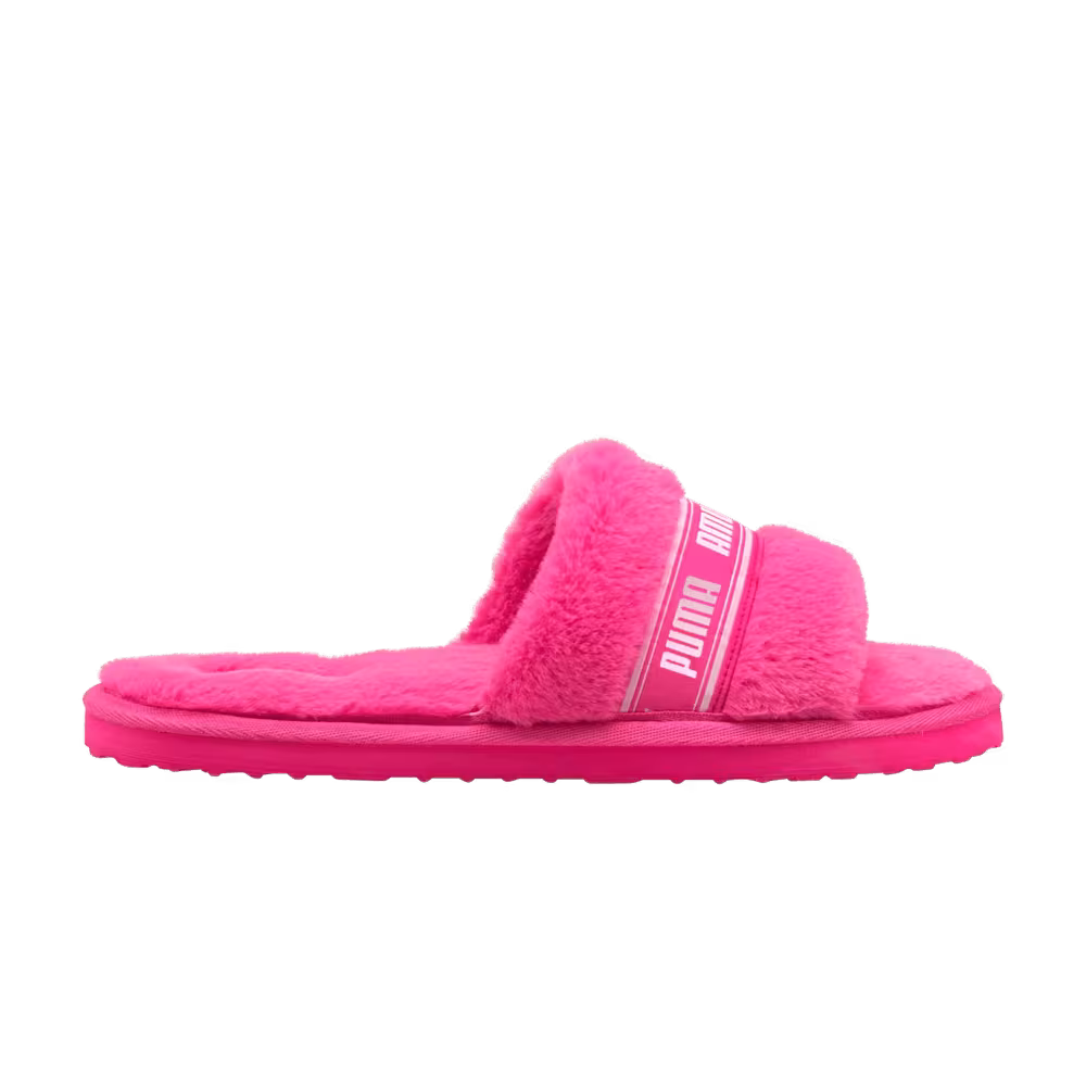 Puma Fluff Slide Jr Fluo Pink
