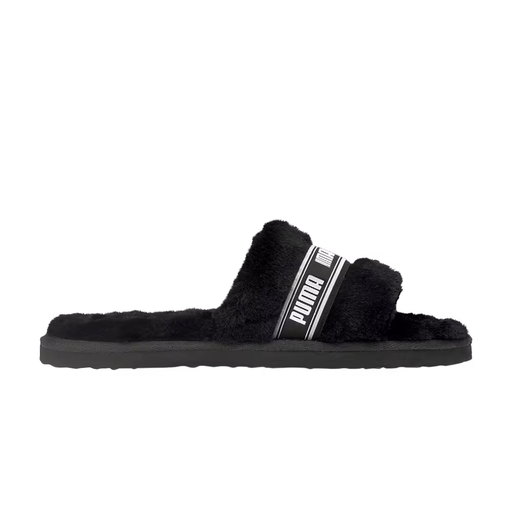 Puma Fluff Slide Jr Black