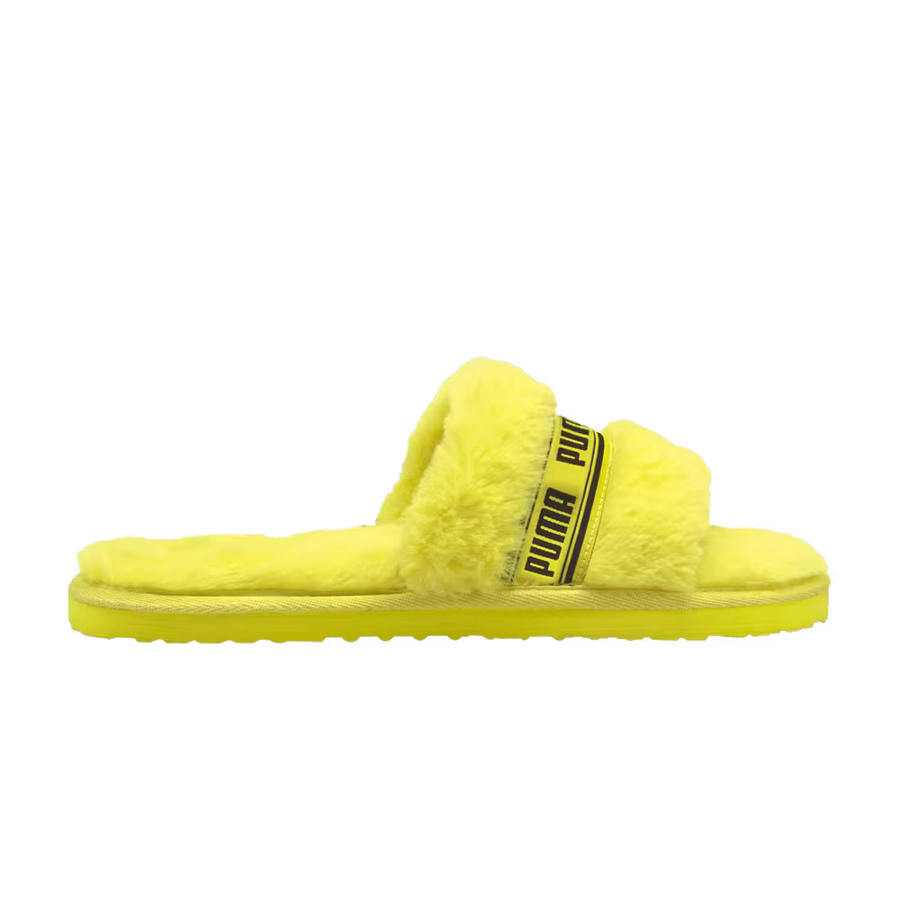 Puma Women's Fluff Slide Fluo Yellow