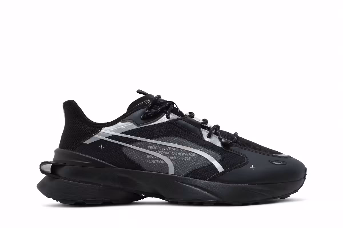 Puma PWRFrame OP-1 Tech Black Silver, view 2