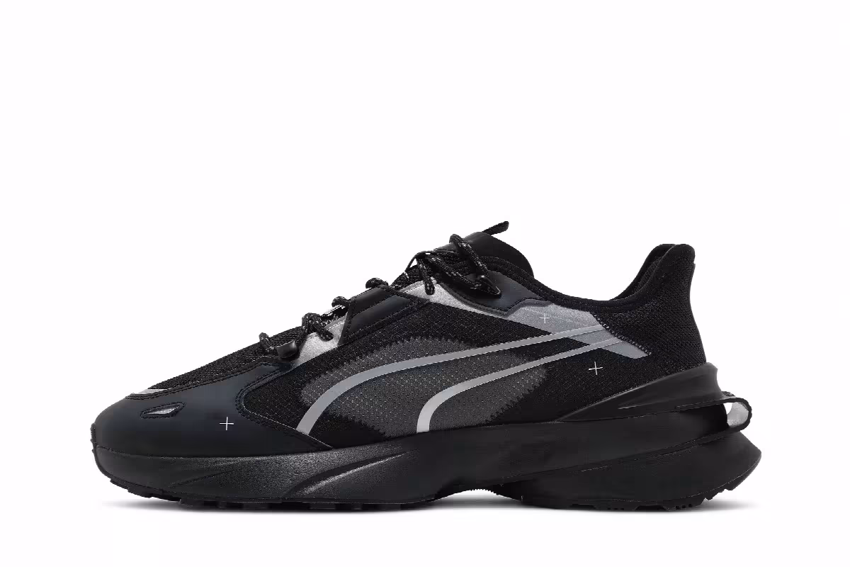 Puma PWRFrame OP-1 Tech Black Silver, view 4