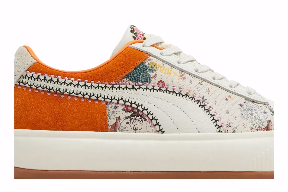 Liberty of London x Puma Women's Suede Mayu Floral, view 3