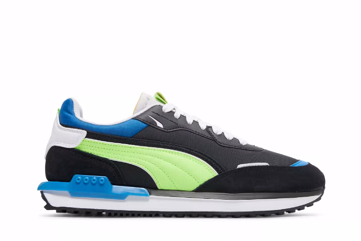 Puma City Rider Electric - Black Green Glare, view 2