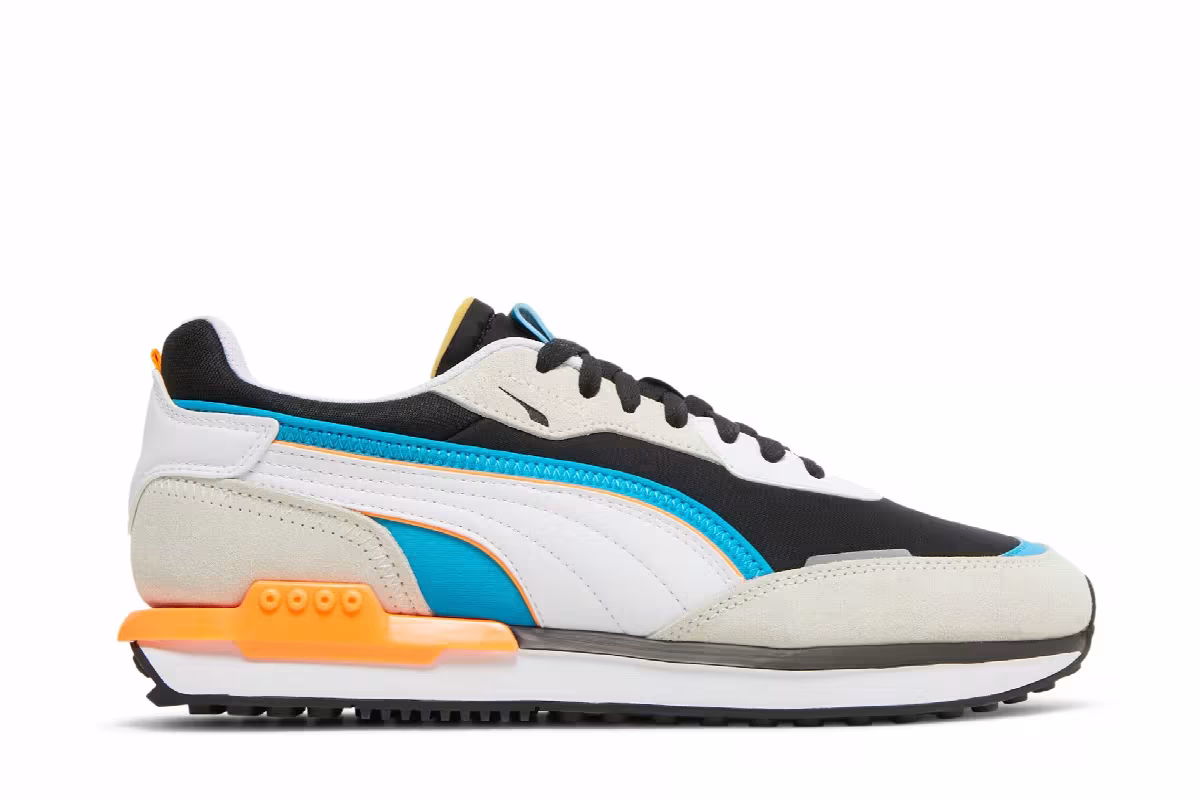 Puma City Rider Vaporous Grey Black, view 2