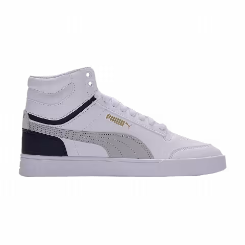 Puma Shuffle Mid 'White Grey Peacoat'