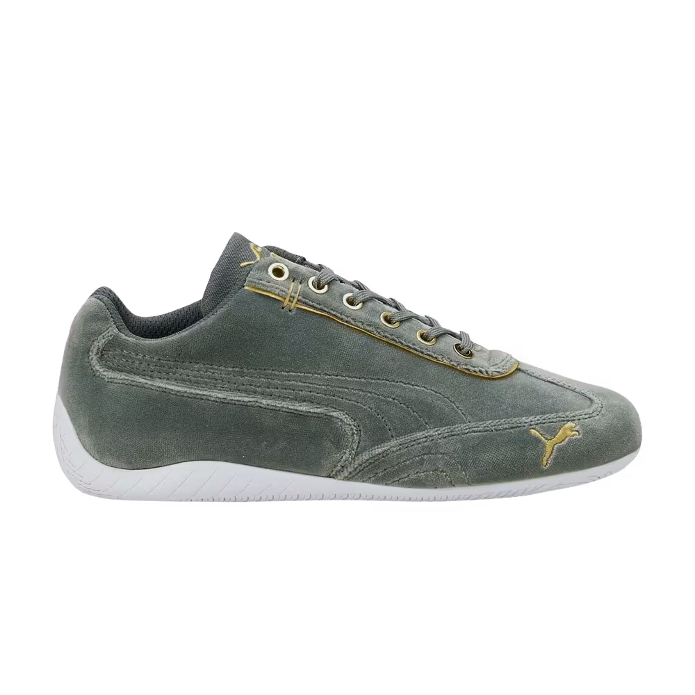 Puma Women's Speedcat Velvet Balsam Green