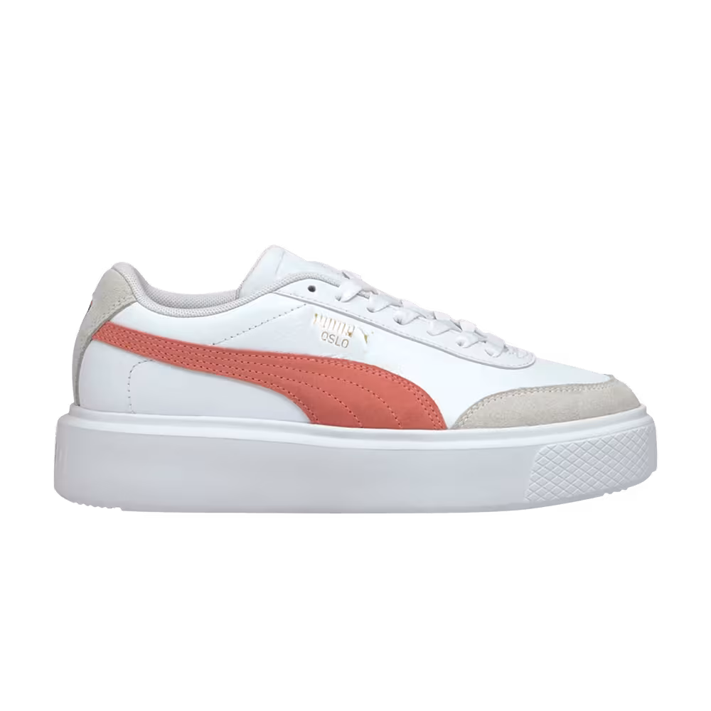 Puma Women's Oslo Maja Archive White Elektro Peach