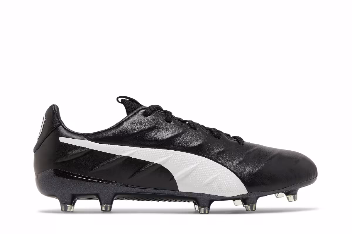 Puma King Platinum 21 FG AG Black White, view 2