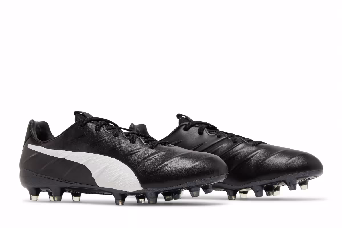 Puma King Platinum 21 FG AG Black White, view 9