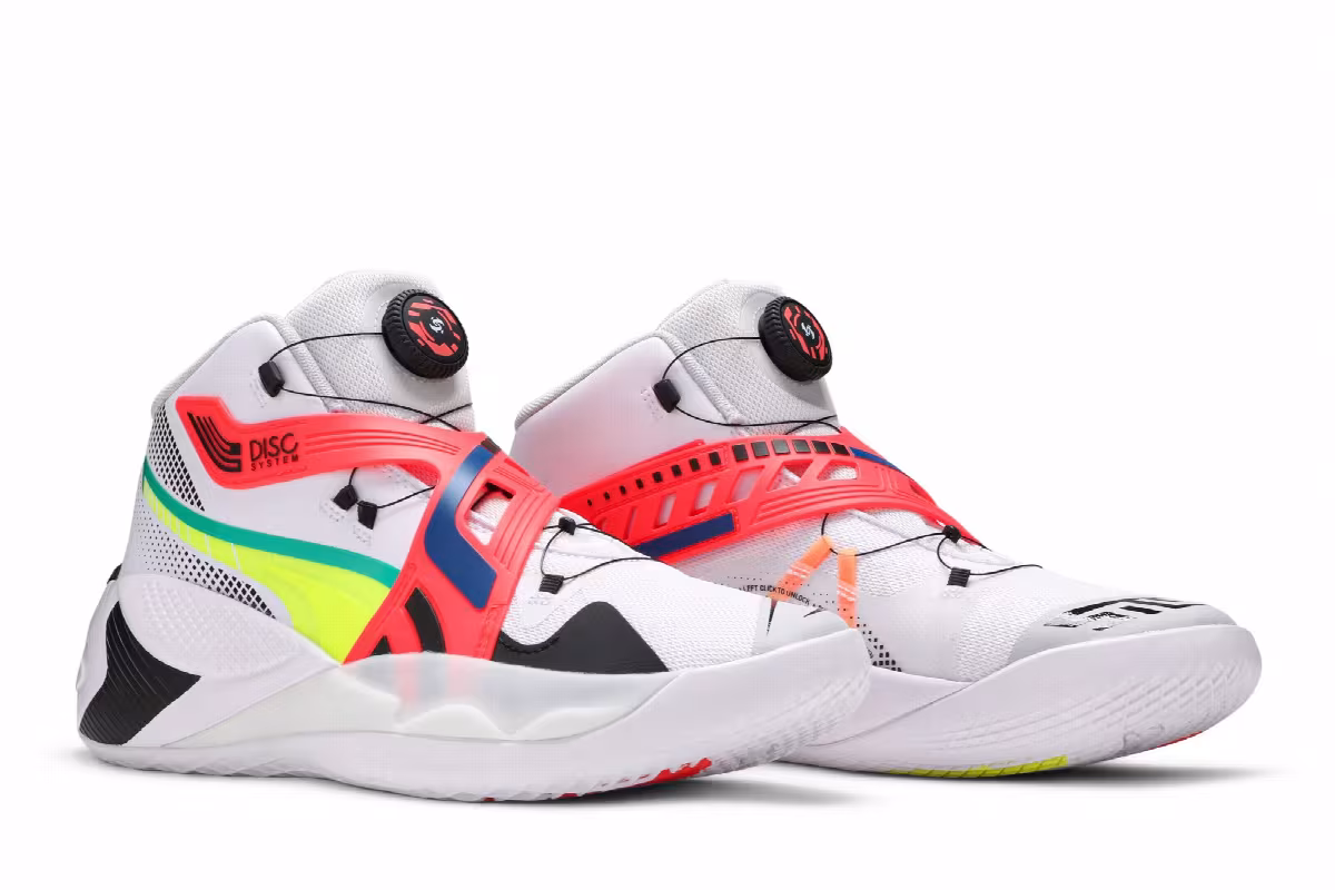 Puma Disc Rebirth White Multi, view 9